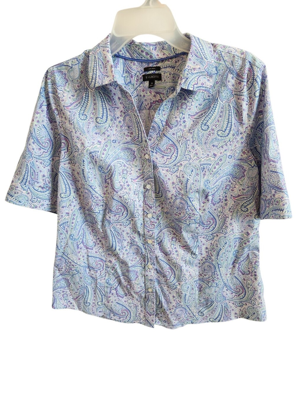 Pastel Paisley Iron Free Button-Down